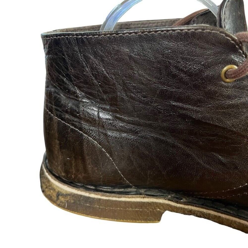 Ugg 3275 Leighton Chukka Lace Up Brown Leather Mens Ankle Boots Shoes sz 10 - Picture 5 of 16